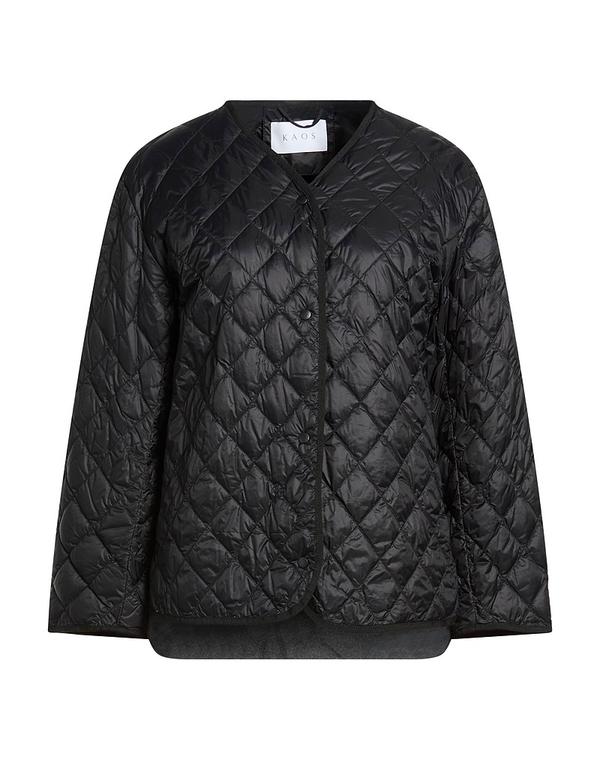 カオス レディース アウター ジャケット・ブルゾン パファージャケット KAOS Black ブラック|ReVida 店