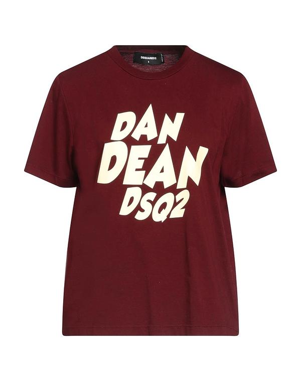 ディースクエアード レディース トップス Tシャツ DSQUARED2 Ｔシャツ Bordeaux