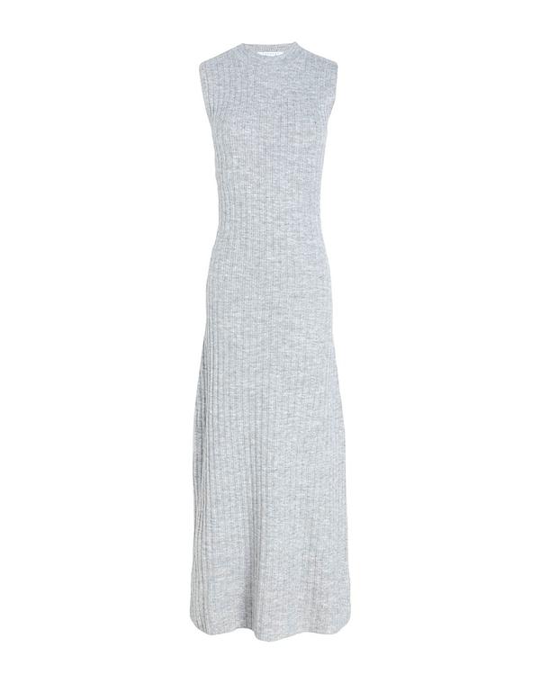 トップショップ レディース ドレス TOPSHOP ロングワンピース・ドレス Light Gray グレー
