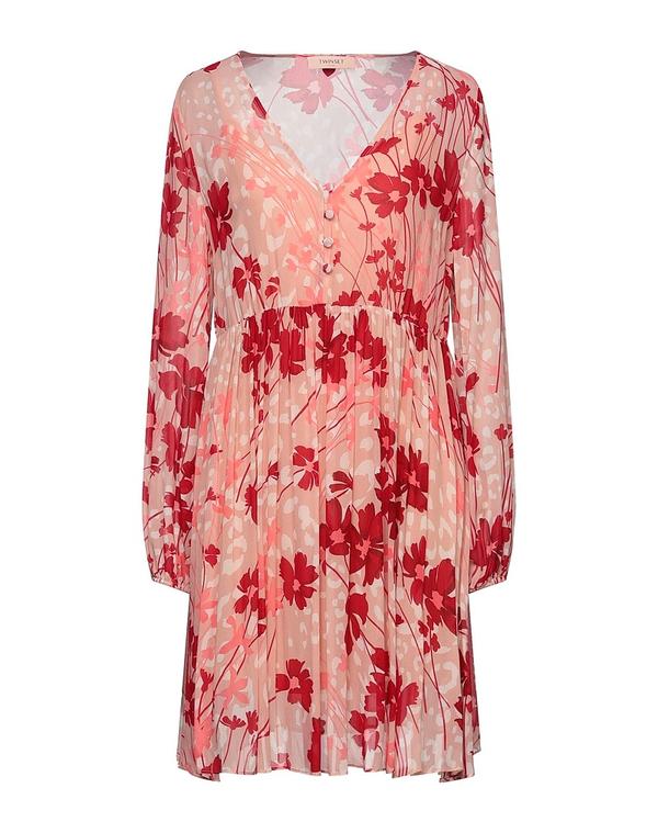 ツインセット レディース ドレス TWINSET ミニワンピース・ドレス Pale Pink ピンク