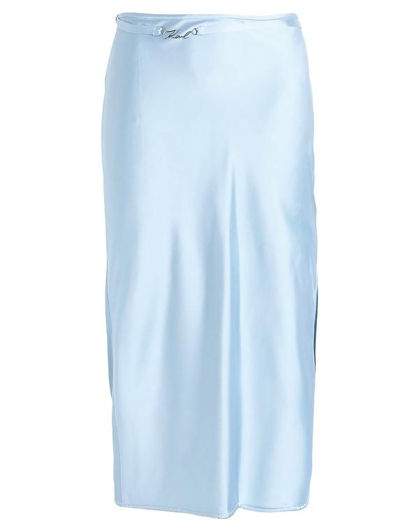 カール ラガーフェルド レディース ボトムス ミディスカート KARLAGERFELD ミディ丈スカート Sky Blue ブルー