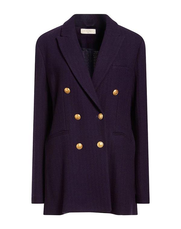 チルコロ 1901 レディース アウター ジャケット・ブルゾン テーラードジャケット CIRCOLO 1901 Dark Purple パープル｜ReVida 店