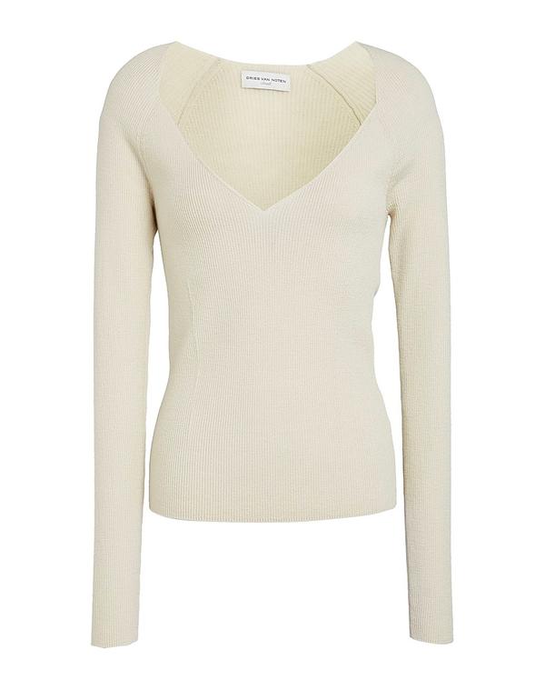 ドリス・ヴァン・ノッテン レディース トップス シャツ プルオーバー DRIES VANOTEN Ivory アイボリー｜ReVida 店