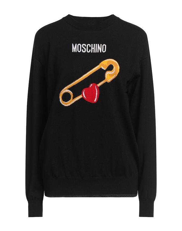 モスキーノ レディース トップス シャツ プルオーバー MOSCHINO Black ブラック|ReVida 店