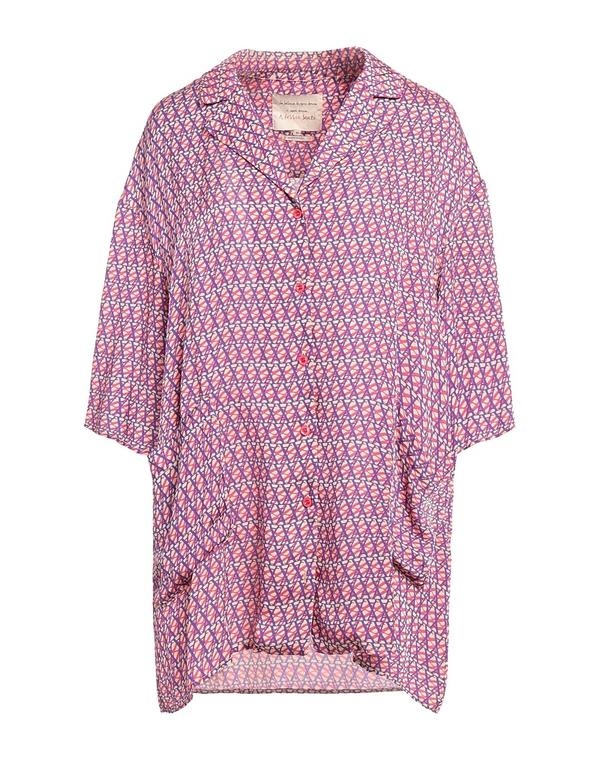 アレッシアサンティ レディース トップス シャツ ALESSIA SANTI 柄入りシャツ＆ブラウス Fuchsia フューシャ