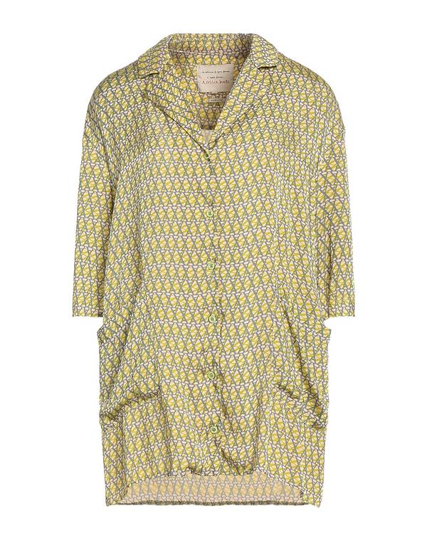 アレッシアサンティ レディース トップス シャツ ALESSIA SANTI 柄入りシャツ＆ブラウス Light Green グリーン