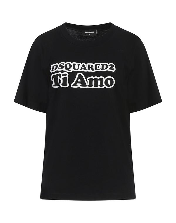 ディースクエアード レディース トップス Tシャツ DSQUARED2 Ｔシャツ Black ブラック