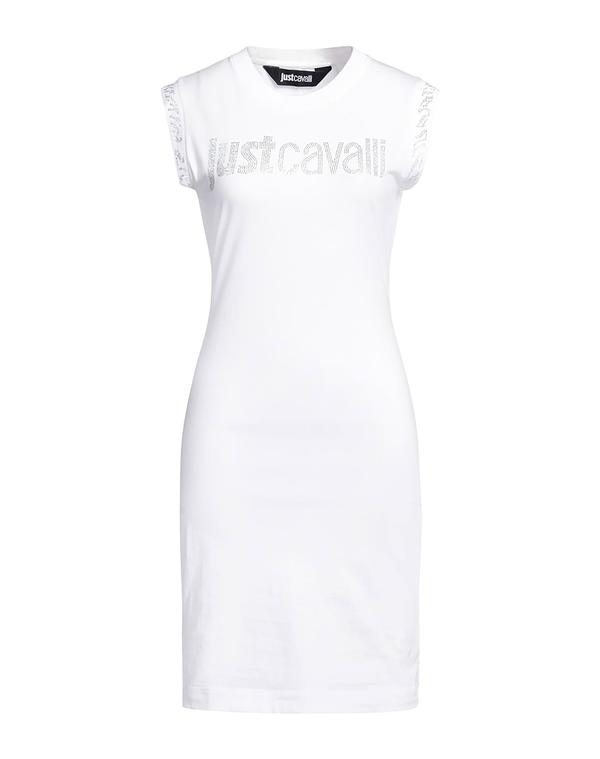 ジャストカバリ レディース ドレス JUST CAVALLI チューブドレス White ホワイト