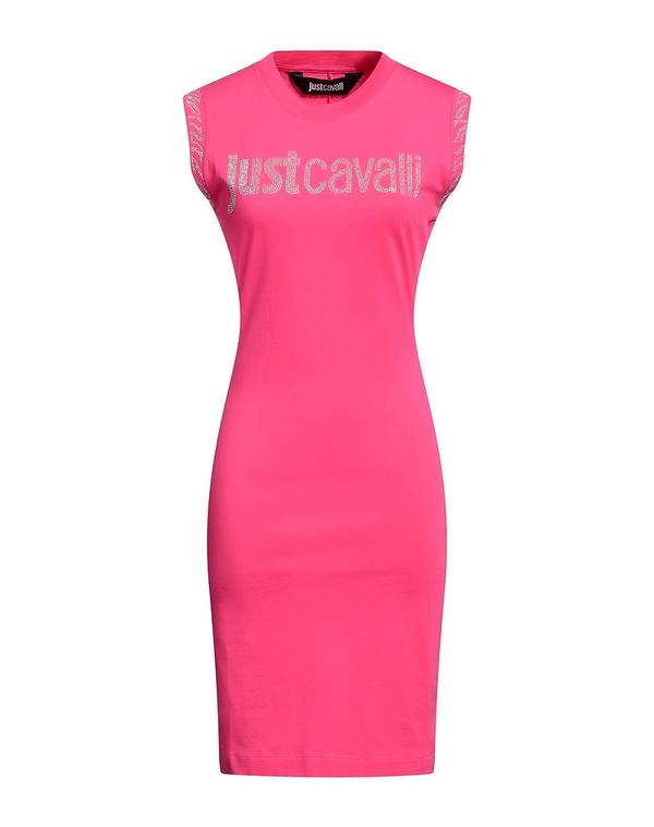 ジャストカバリ レディース ドレス JUST CAVALLI チューブドレス Fuchsia フューシャ