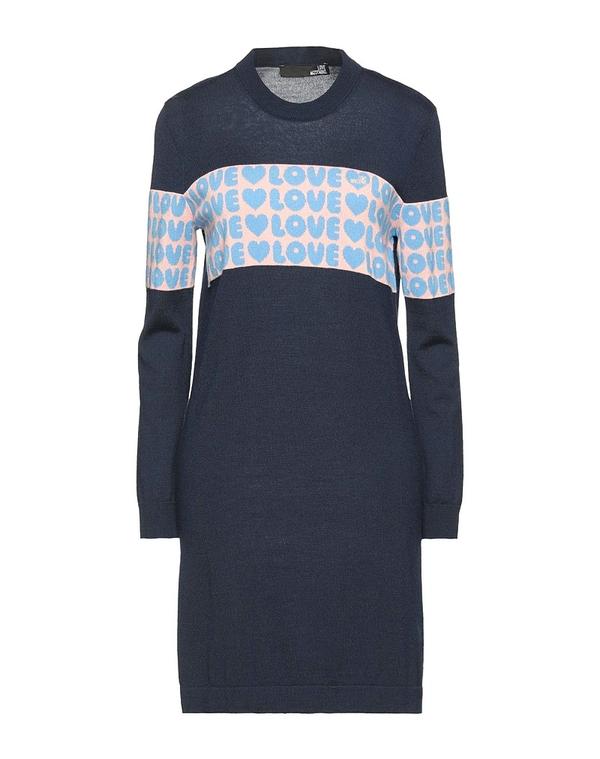 ラブ モスキーノ レディース ドレス LOVE MOSCHINO ミニワンピース・ドレス Midnight Blue ブルー