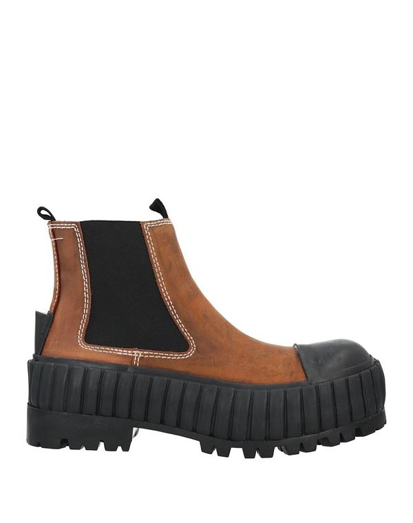 マルタンマルジェラ レディース シューズ ショートブーツ MM6 MAISON MARGIELA ショートブーツ Camel キャメル|ReVida 店