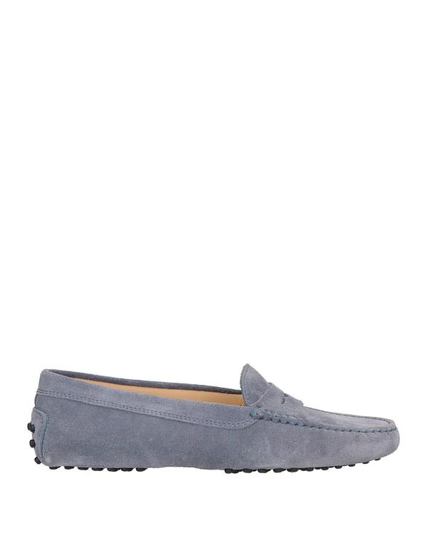 【貨物輸送無料】 トッズ レディース スリッポン・ローファー シューズ モカシン Blue Gray