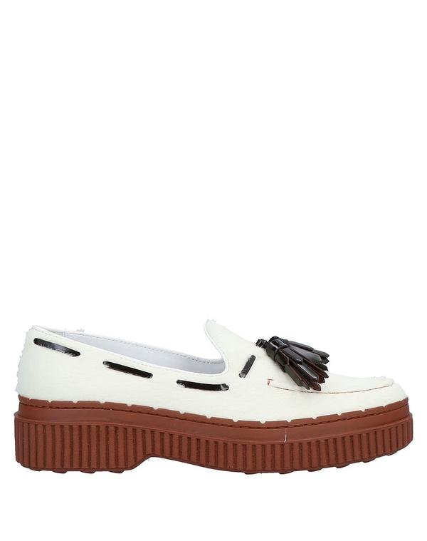 【送料無料】 トッズ レディース スリッポン・ローファー シューズ モカシン White｜ReVida 店