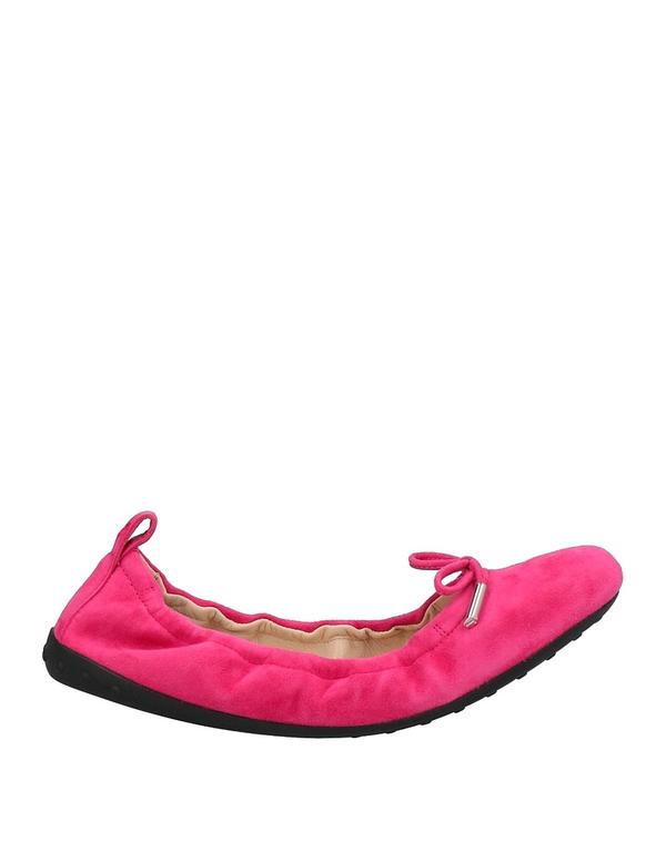 【貨物輸送無料】 トッズ レディース パンプス シューズ 女性バレエダンサー Fuchsia