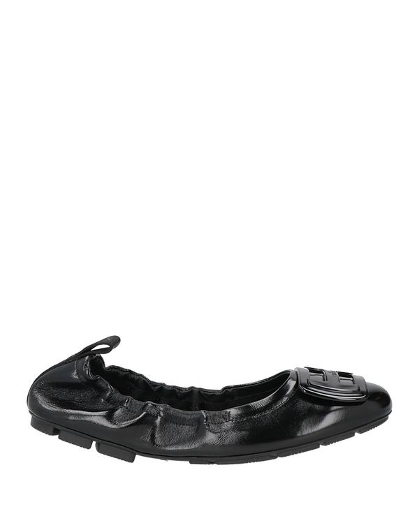 ホー鵞鳥 レディース シューズ HOGAN 女性バレエダンサー Black 黒いこと