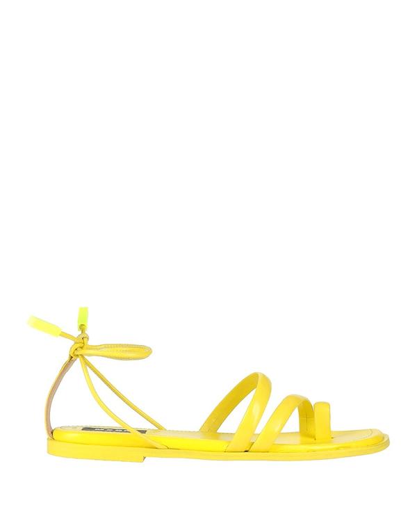 エムエスジイエム レディース シューズ トングサンダル MSGM ソング・サンダル Yellow イエロー