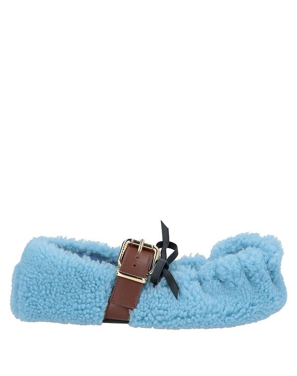 【貨物輸送無料】 マルニ レディース パンプス シューズ バレーシューズ Sky Blue