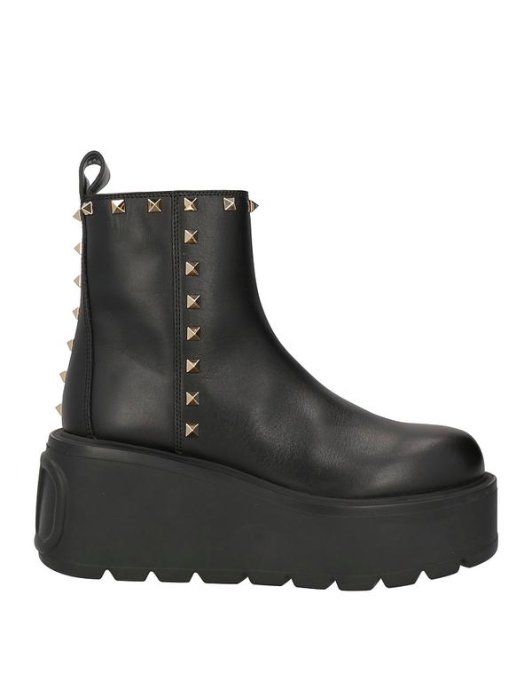 ヴァレンティノ レディース シューズ ショートブーツ VALENTINO GARAVANI ショートブーツ Black ブラック｜ReVida 店