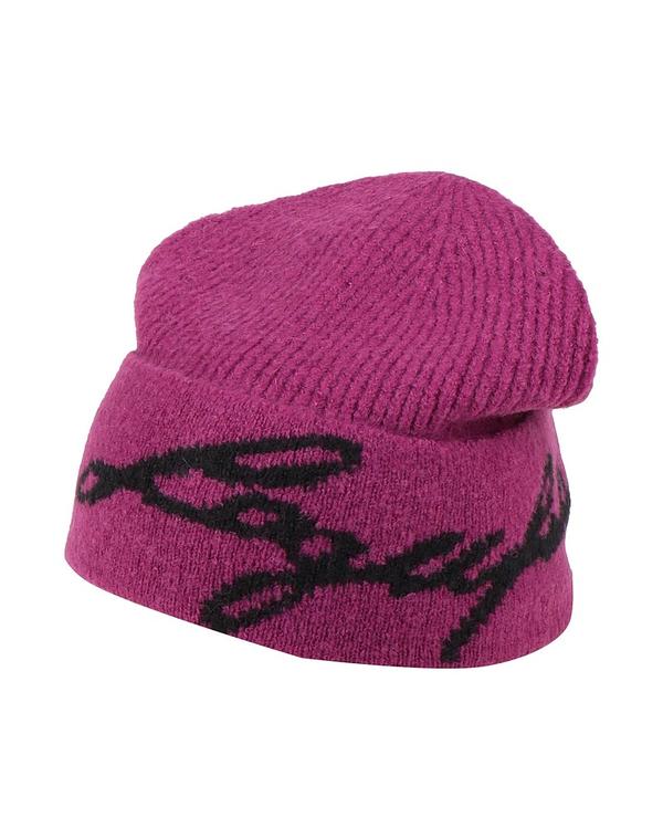 長い巻き毛 ラガーフェルド レディース 佩び物 かぶり笠 KARLAGERFELD かぶり笠 Mauve