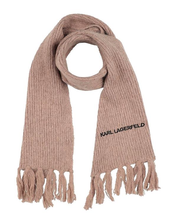 カール ラガーフェルド レディース アクセサリー マフラー KARLAGERFELD マフラー&スカーフ Taupe トープ
