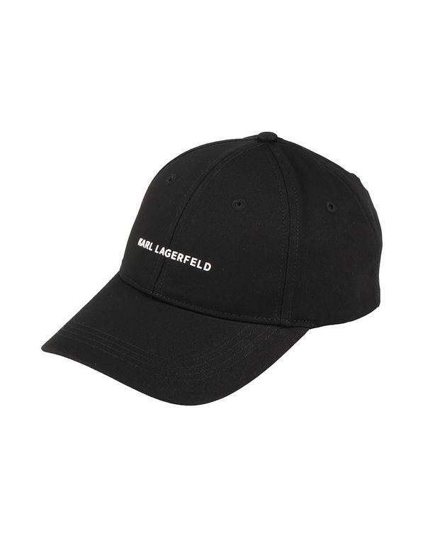 長い巻き毛 ラガーフェルド レディース 付属物 鳥打ち帽 KARLAGERFELD 鳥打ち帽 Black 黒いこと