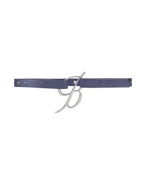 ブルマリン レディース なめし革小物 胴締め BLUMARINE 幅細胴締め Purple パープル