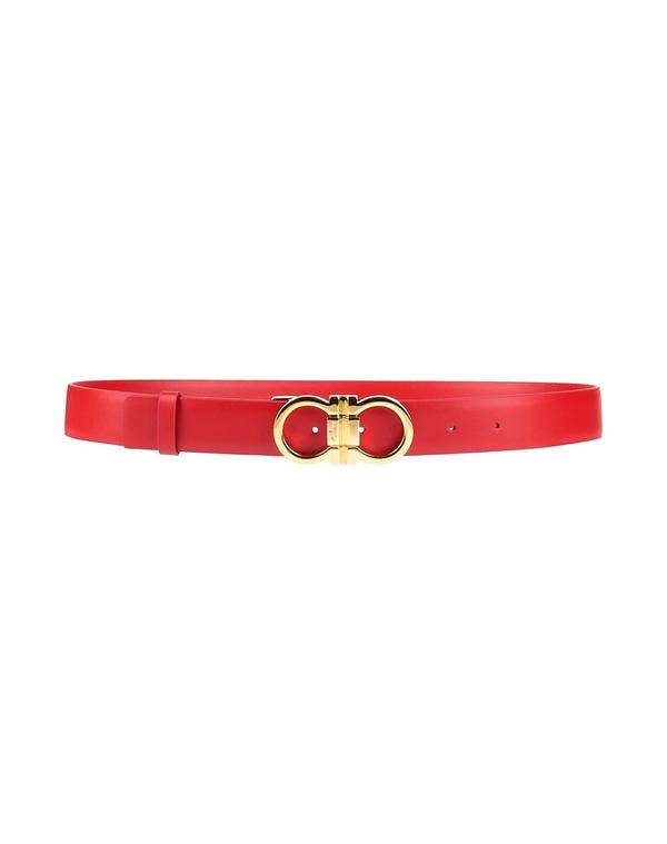 フェラガモ レディース なめし革小物 三尺帯 FERRAGAMO レギュラー幅三尺帯 Red 赤いこと