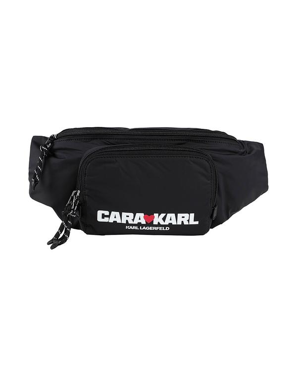 長い巻き毛 ラガーフェルド レディース 御徒面子 KARLAGERFELD 酉の方角合財袋 Black 黒いこと バッグ・小物・ブランド雑貨-レディースバッグ