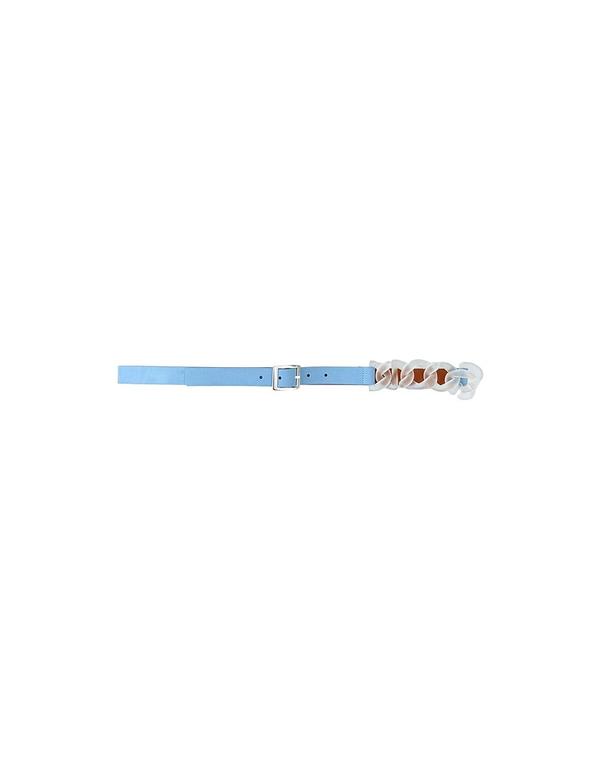 ジーシーディーエス レディース レザー小物 ベルト GCDS 幅細ベルト Sky Blue ブルー 8,125円