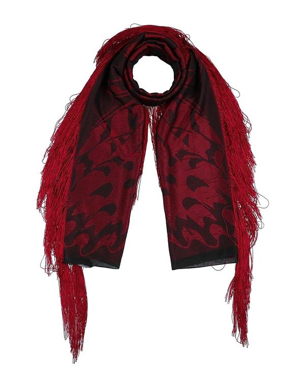 マックイーン レディース アクセサリー マフラー MCQUEEN マフラー＆スカーフ Red レッド