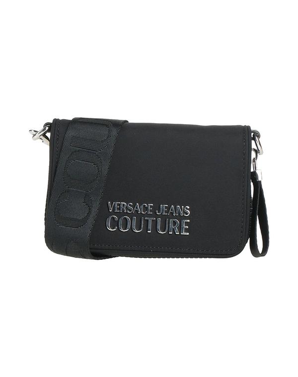 ヴェルサーチ レディース レザー小物 財布（ストラップ付き） VERSACE JEANS COUTURE 財布（ストラップ付き） Black ブラック