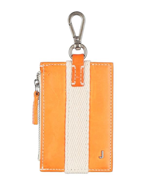 ジャクエムス レディース なめし革小物 御釣り入れ JACQUEMUS 紙入れ Orange オレンジ色