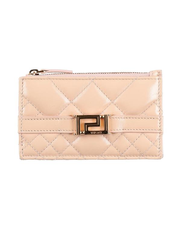 ヴェルサーチ レディース なめし革小物 歌留多入れもの VERSACE 歌留多入れもの Pale Pink さくら色
