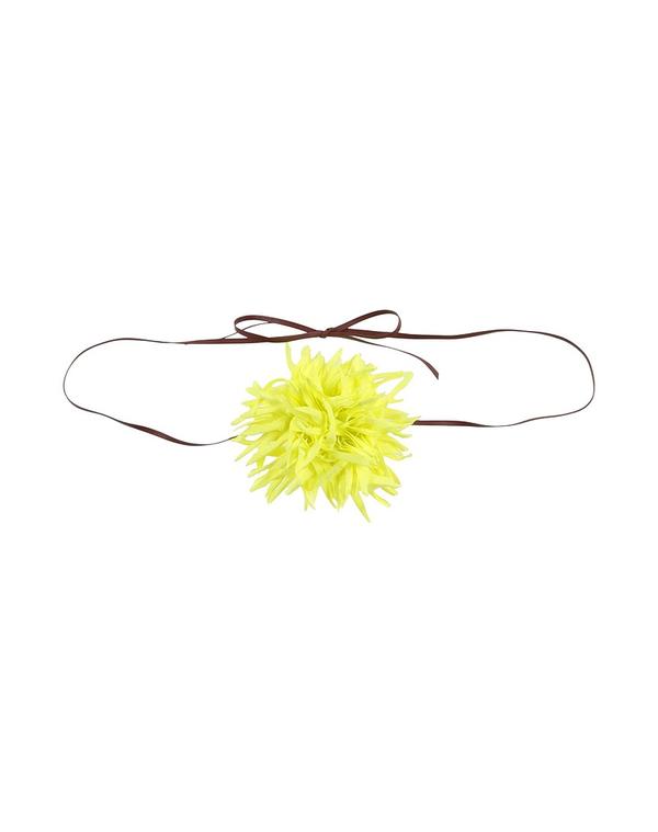ユッカ レディース レザー小物 ベルト JUCCA 幅細ベルト Lime Green ライム