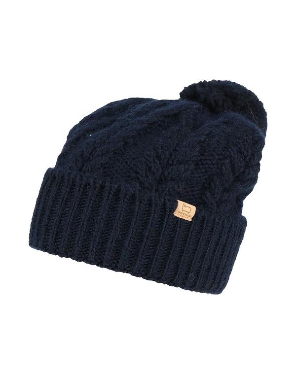 毛糸 分限者 レディース 付属品 かぶり笠 WOOLRICH かぶり笠 Midnight Blue 青味