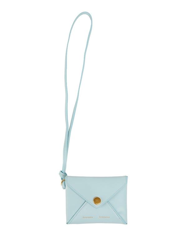 プロエンザショラー レディース なめし革小物 歌留多入れもの PROENZA SCHOULER 歌留多入れもの Sky Blue 青み