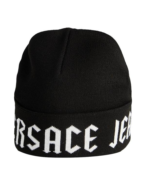 ヴェルサーチ レディース 佩び物 かぶり笠 VERSACE JEANS COUTURE かぶり笠 Black 黒いこと