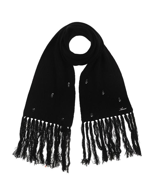 アミリ レディース アクセサリー マフラー AMIRI マフラー＆スカーフ Black ブラック