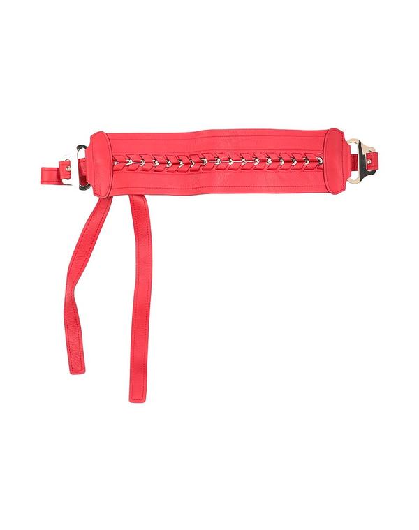 リュージョー レディース レザー小物 ベルト LIU JO 幅広ベルト Red レッド｜ReVida 店