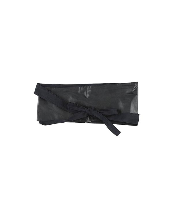 ツインセット レディース レザー小物 ベルト TWINSET 幅広ベルト Black ブラック
