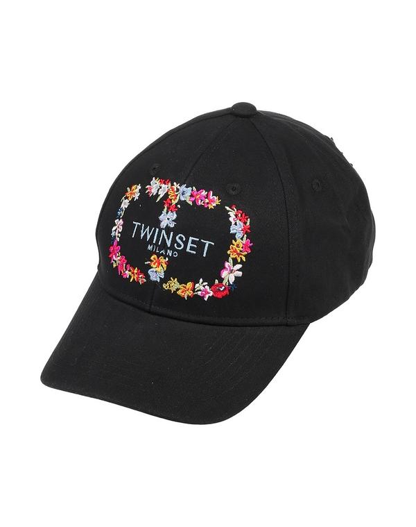 ツインセット レディース アクセサリー 帽子 TWINSET 帽子 Black ブラック 15,194円
