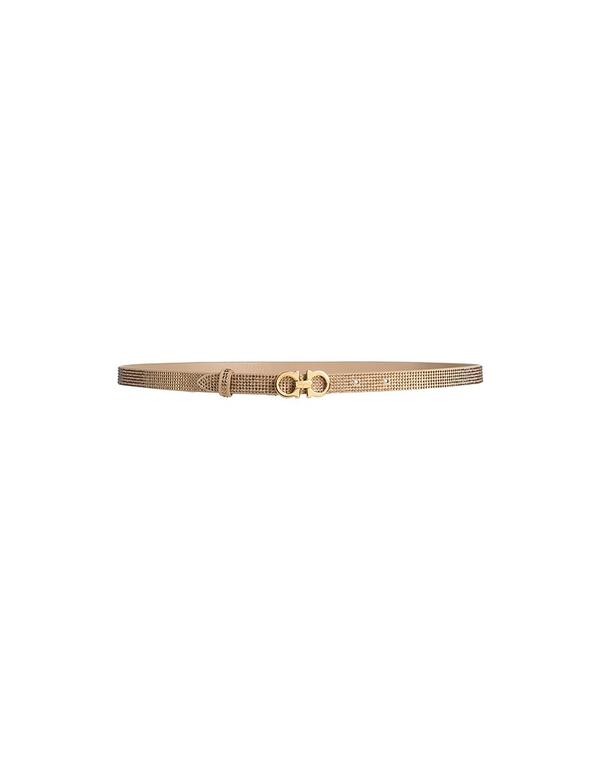 フェラガモ レディース なめし革小物 三尺帯 FERRAGAMO 幅細三尺帯 Beige ベージュ