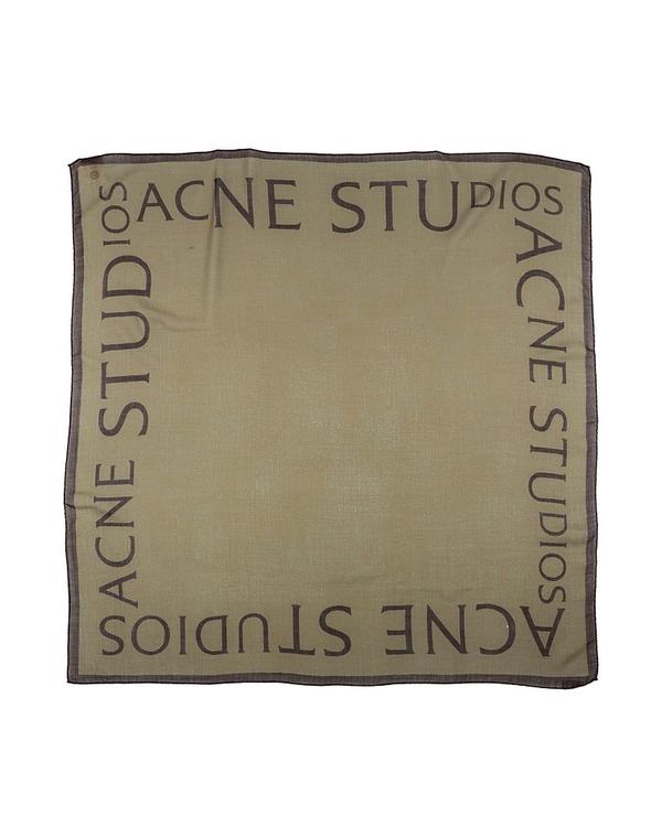 アクネ ストゥディオズ レディース アクセサリー マフラー ACNE STUDIOS マフラー＆スカーフ Military Green グリーン