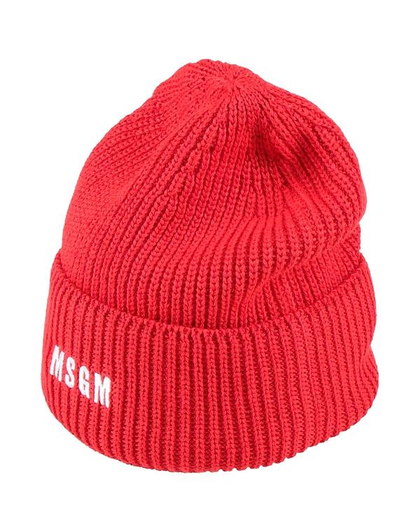 エムエスジイエム レディース アクセサリー 帽子 MSGM 帽子 Red レッド