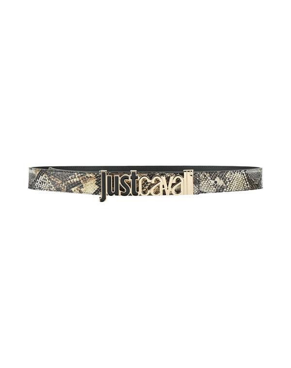 ジャストカバリ レディース レザー小物 ベルト JUST CAVALLI レギュラー幅ベルト Dark Brown ブラウン｜ReVida 店