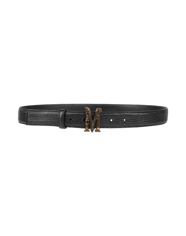 モスキーノ レディース レザー小物 ベルト MOSCHINO ベルト Black ブラック｜ReVida 店