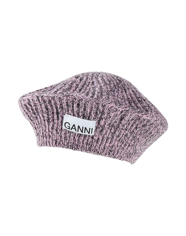ガニー レディース アクセサリー 帽子 GANNI 帽子 Lilac ライラック｜ReVida 店
