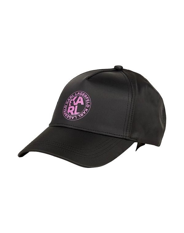 長い巻き毛 ラガーフェルド レディース 添え物 かぶり笠 KARLAGERFELD かぶり笠 Black 黒いこと
