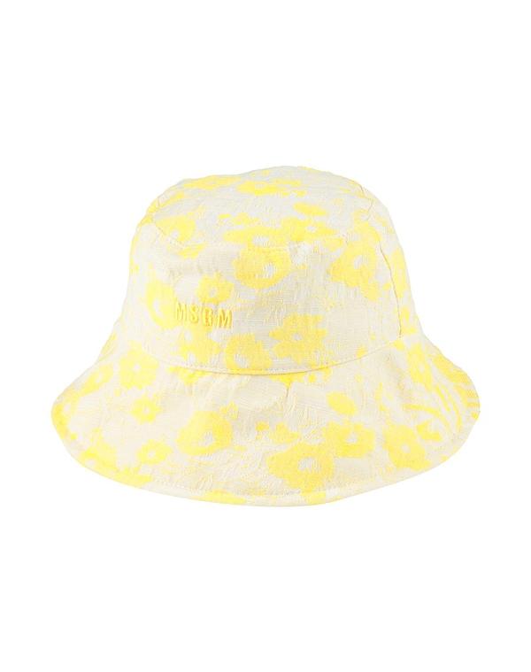 エムエスジイエム レディース 付属品 かぶり笠 MSGM かぶり笠 Pastel Yellow 黄色