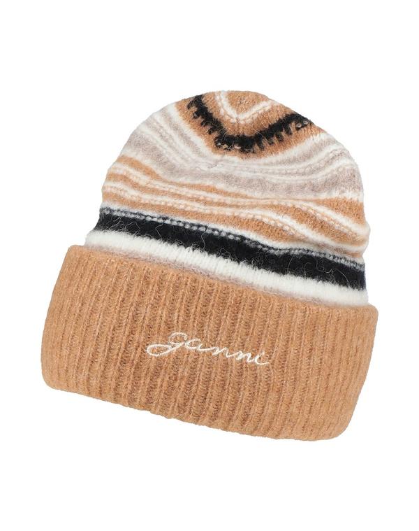 ガニー レディース アクセサリー 帽子 GANNI 帽子 Camel キャメル